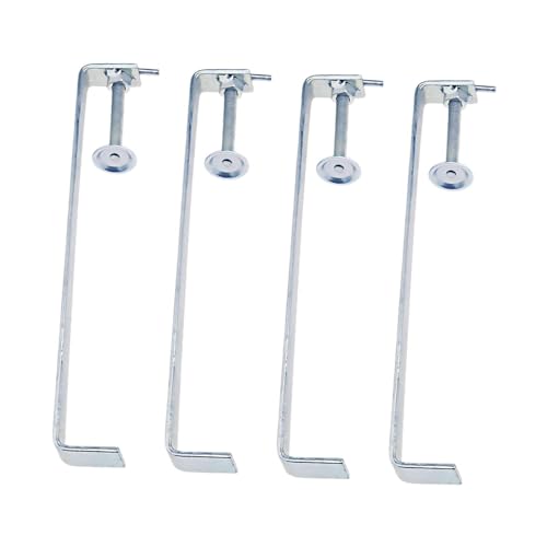 MYCENSE 4Pcs Brick Profile Clamps,Steel Plate Clamp,Multipurpose,Angle Clamp Holder Brick Clamping Clips, for Construction Workers, length 30cm