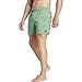 Produktbild adidas Herren Solid CLX Short-Length Swim Shorts, preloved Green/White, S