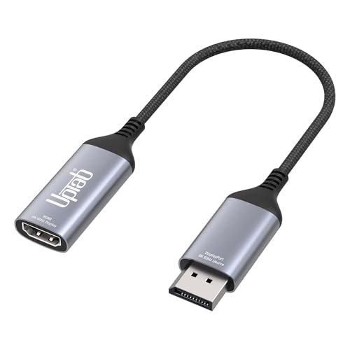 DisplayPort 1.4 to HDMI 2.1 Adapter 8K with HDR (DP 1.4 to HDMI 2.1) Display Port to HDMI Adapter 4k 120Hz up to 8K 60Hz with HDR Support for RTX 5090, RX 6900, Gaming PC, and More