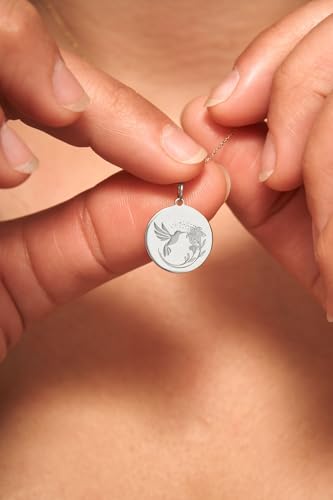 Collier colibri argenté pour sublimer vos tenues d'été - 3