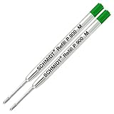 2 Pack - P900 Green Refill Medium Tip Schmidt Parker Style Ballpoint Refill
