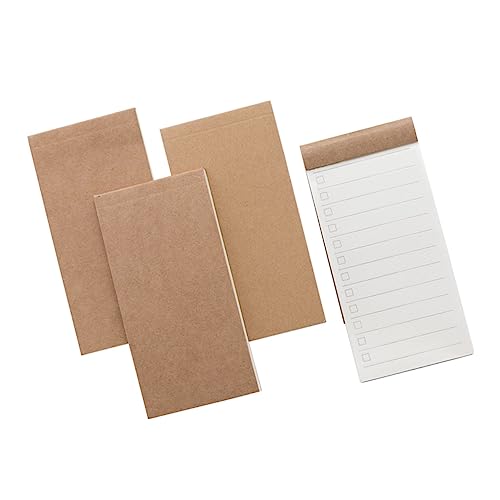 Sewroro 4 Piezas cuaderno para el trabajo notas Cuadernos clips de carpeta de papel bloc Escritorio planificador de cuaderno de oficina