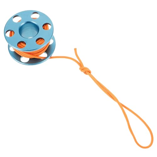KESYOO Compact Glow The Dark Diving Spool Line Reel Portable Scuba Accessory for Accurate Position Marking Functional Reel Pendant for Underwater Use for Divers