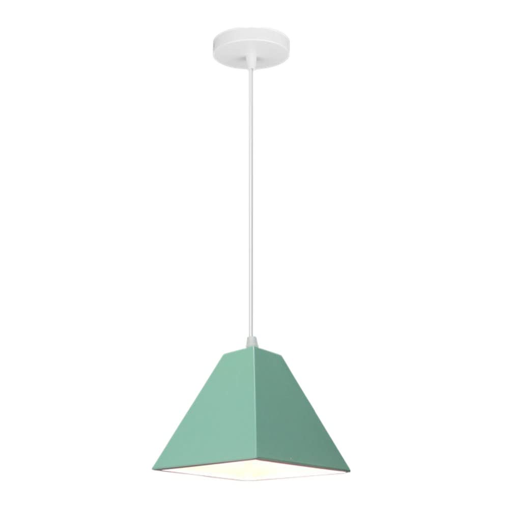 STVDEDG Colorful Macaron LED Pendant Light Postmodern Minimalist Nordic Creative Chandelier Shade Traditional E27 Source Single Head Hanging Lamp for Kitchen Island,Foyer,Entryway,Hallway Fixture