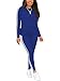 Nimsruc Two Piece Outfits For Women Casual Jogging Suit Sweatsuits Sets Matching Athletic Clothing Fashion Tracksuit Blue S