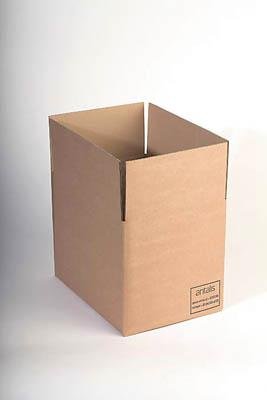Masterline - Strong Corrugated Cardboard Boxes -Single Wall 120/t/b/t - Size/ Dimensions: 381mm x 381mm x 381mm, Amount: 50 boxes