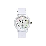Timex TW2R40700 Weekender Women's Analog Watch White Nylon Strap