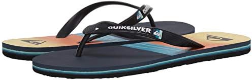 Quiksilver Men's Molokai Print Sandal, Black/Blue/Blue Hold Down, 12 Medium US | Image 6