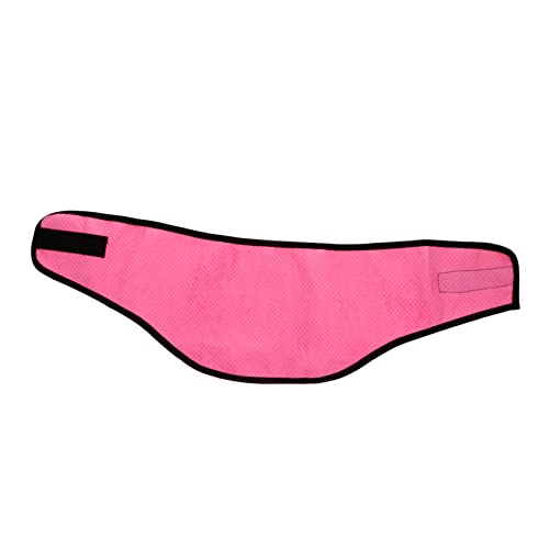 Totority ペット用冷感クール 犬猫夏用通気性 吸熱冷却素材で長快適 屋外散歩や運動に ピンクドット