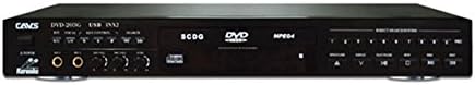 CAVS DVD-203G BLK Player, Microphone, and Super CD+G Vol 1-4 with 800 Songs