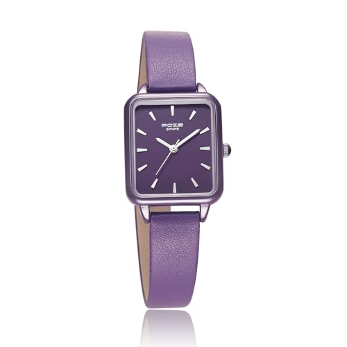 Sonata Poze Quartz Analog Purple Dial PU Leather Strap Watch for Women-SP80039QL01W (B0CT5KPBZR) Amazon Price History, Amazon Price Tracker