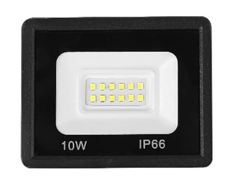 Proyector exterior, Foco Reflector LED De 100 W, 50, 30, 20 Y 10 For Exteriores, IP68, Resistente Al Agua, For Pared Calle, Iluminación Jardín(10 W)