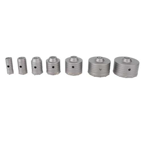 Kit de brocas escalonadas para concreto 7 piezas miniatura 7