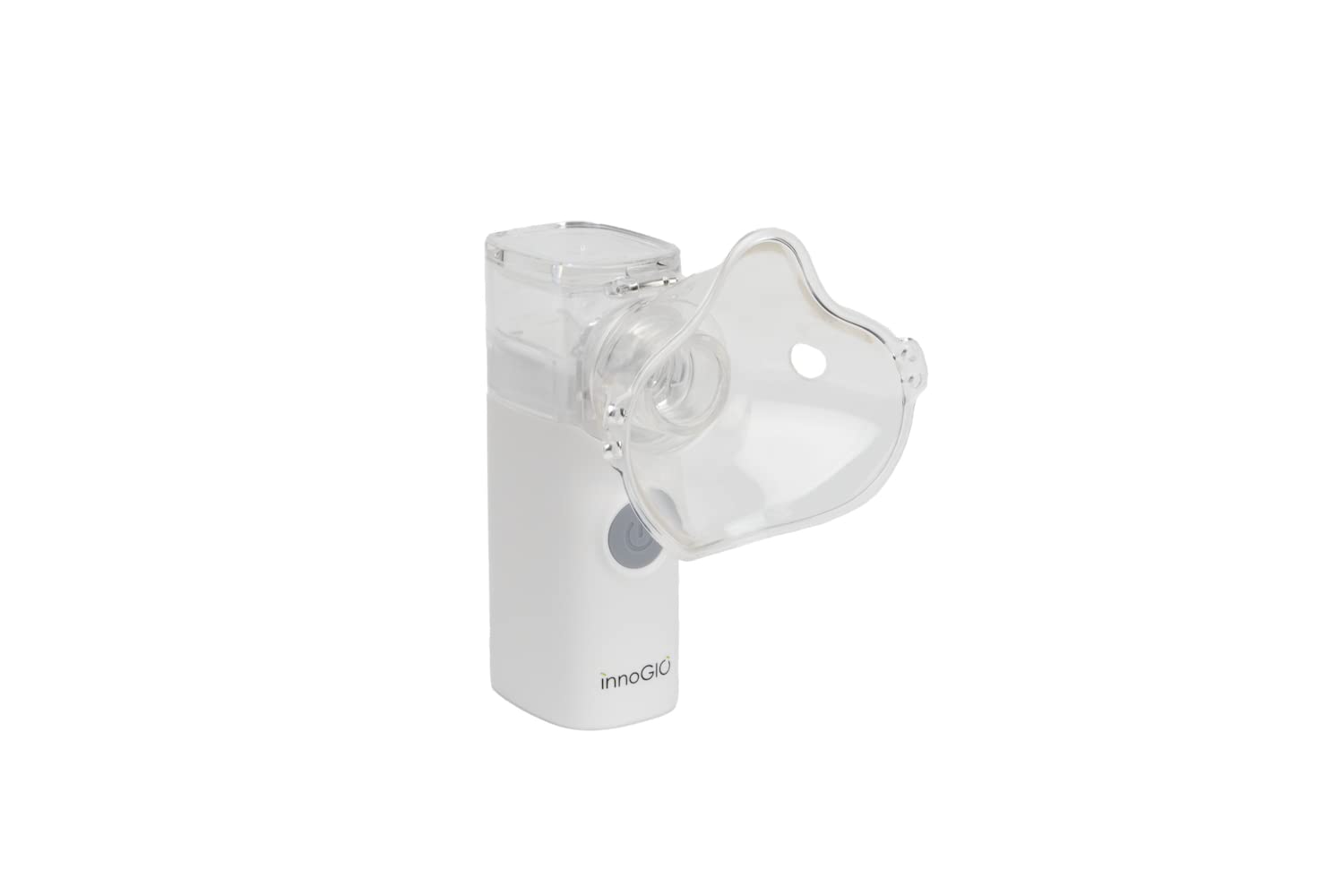 InnoGIO Mini Mesh, Aerosol Silenzioso e Portatile per Adulti e per Bambini, Nebulizzatore Elettrico con Tecnologia a Membrane Vibrante, Maschere Incluse