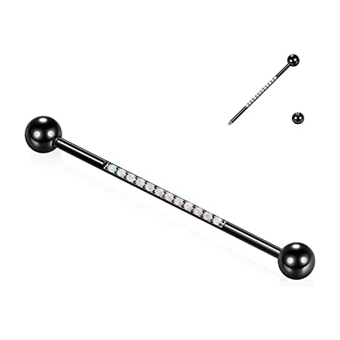 Hengkaixuan 14G Surgical Steel Industrial Barbell Cover