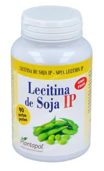 Pack de 3 - Lecitina de Soja IP de Alta Potencia 1200 mg (90 Perlas) – Concentración Premium Libre de Transgénicos No Gmo – Lote de 270 Uds