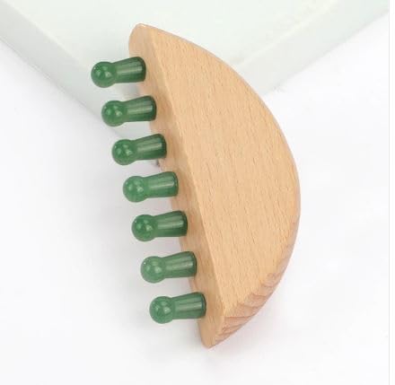 Luxurious Natural Jade Head Massage Comb – Revitalize Your Scalp with Soothing Jade Therapy,Natural Head massager comb,Scalp massage comb,Body massage comb,,Natural jade stone for Skin ,Body ,Face Comb (Green) (B0DCW8ZP65) Amazon Price History, Amazon Price Tracker