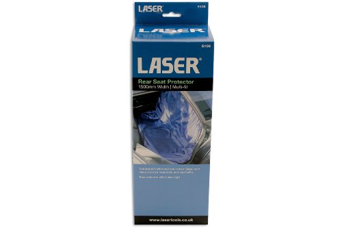 Laser 5108 protège-siège arrière bleu en 2 pièces pour voiture - 5