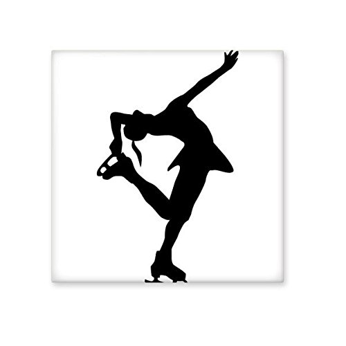 Carreaux céramique patinage artistique silhouette élégante pour faïence premium