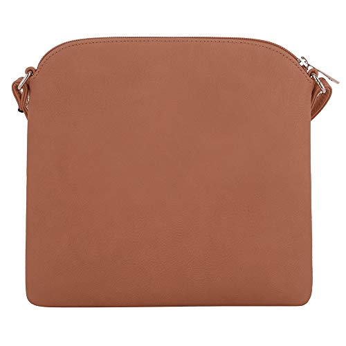Image of SG SUGU Lightweight Medium Crossbody Bag Shoulder Bag with Tassel and Zipper Pocket