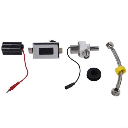 Válvula de descarga de inodoro controlada por infrarrojos para uso inteligente del agua e higiene mejorada del baño (D)
