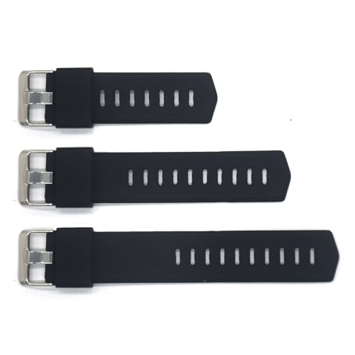 Extender Bands for Compatible with Google Pixel Watch 3 (41mm)/ Pixel Watch 2 1 Watch Band, 20mm Watch Band Extender Silicone for Larger Wrist or Ankle Wear (Black)