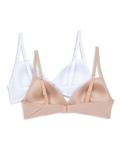 Hanes Girl's Molded Wirefree Bra 2-Pack2