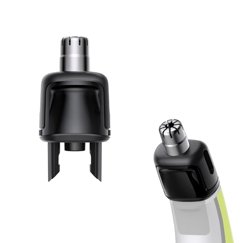 Nose and Ear Blade Replacement Head - Compatible with O Blade QP2734/QP2834/QP25XX/QP26XX/Pro 360 Precision Dual Blade Waterproof 360 Coverage Rust Resistant Stainless Steel Easy Cleaning One PC
