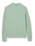 United Colors of Benetton Camiseta G/C M/L 105gu103i Suéter, Verde Agua 12n, Hombre