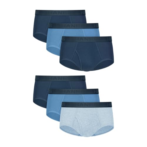 Hanes Ultimate Men's Underwear Briefs Pack, 6-Pack, Ultimate ComfortSoft Moisture-Wicking Tagless Cooling Multipack - image 1