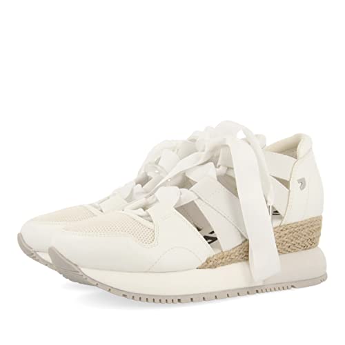 Sneakers Blancas Tipo Espadrille para Mujer LIZARDA