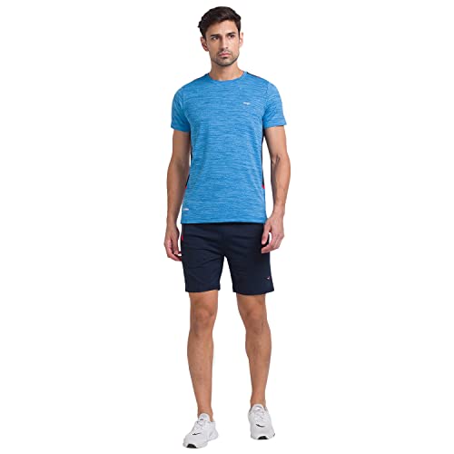 Image of berge' Men's Jacquard Polyester Dry Fit Textured Western Shirts & Tshirts for Men, Quick Drying & Breathable Fabric, Gym Wear Tees & Workout Tops|Half Sleeve T-Shirt|Running Tshirts for Men