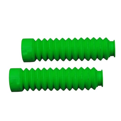 Soufflet de fourche moto contre la poussière : lot de 2 protections avant vertes