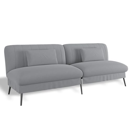 COMHOMA Sofá cama plegable con función de dormir - Sofá cama 2 en 1, sofá cama multifuncional con gran superficie de descanso, sofá cama ahorro de espacio para sala de estar, habitación de invitados y