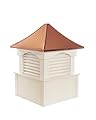 Good Directions CL22V Carlisle Vinyl 22 Inches Square x 29 Inches High for a 1 Car Garage or Shed Cupola, White