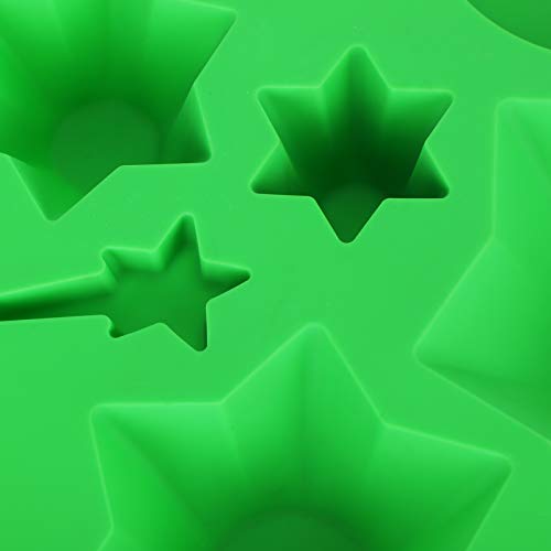 Molde de silicona para pastel con diseño de árbol de Navidad miniatura 7