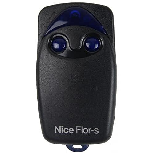 Cette télécommande Nice existe également en un bouton (FLO1R) et quatre boutons (FLO4R). Ce sont les deux seuls modèles associables à la FLO2R-S.Si vous possédez une autre télécommande de marque différente (Faac, Sommer, Came, Cradin, Bft, Key, ...), elle ne sera pas compatible.