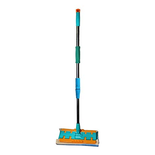Mop obrotowy z mikrofibry – czyszczenie twardego drewna, obrotowy kurz i mokry mop z aluminiowym uchwytem dla wydajnej pielęgnacji podłóg