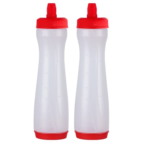 Judeeâ€™s Pancake Batter Dispenser - Step Up Your Pancake Creations - Focused Nozzle for Pancake Art - Durable and Easy to Clean - Doubles as Batter Storage - 2-Pack