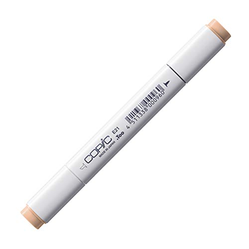 Copic Marker with Replaceable Nib, E21-Copic, Baby Skin Pink/Soft Sun