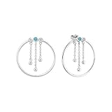 Die Schmuckkreation besteht aus rhodiniertem 925er Sterling Silber