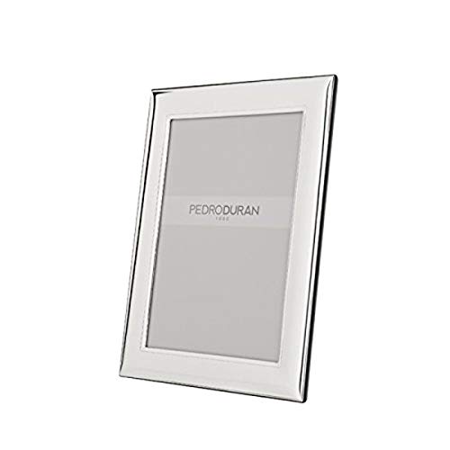 Pedro Duran 07500290   Marco con diseño Bach, 23 x 28 cm, Color Plata