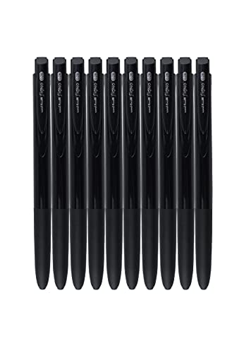 Bolígrafo Uni-ball RT1 Gel 0.28mm Tinta Negra Pack 10 miniatura 2