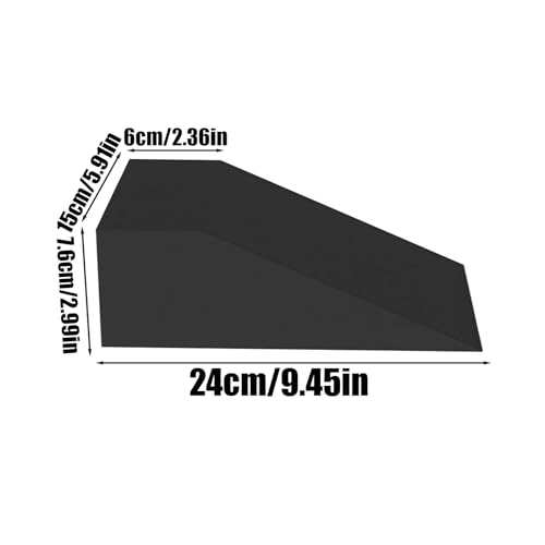 Squat Wedge Blocks, Yoga Foam Wedge, Slant Board voor Yoga Eva Foam Wedge, brancard schuine blokken voor squat, riser blok, yoga, push -up, balans, stretch, sterkte, plank - Afbeelding 3