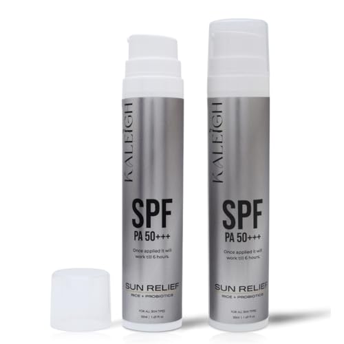 Image of Kaleigh Broad Spectrum SPF 50 Sunscreen - Lightweight, Water-Resistant UV Protection for Face & Body - Pack of 2