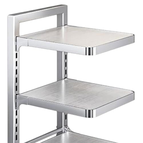 Baoblaze Pot Pan Rack, Pots and Pans Organizer,Stainless Steel Standing Pot Rack, Space Saving Pot Holder Rack for Kitchen, 3 Tier - Image 2