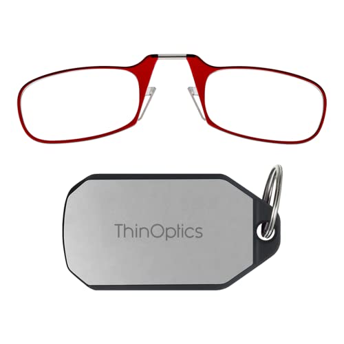 Catálogo para Comprar On-line Frame Rojo disponible en línea para comprar. 47 ThinOPTICS- Lentes de lectura con llavero, Rojo (Red Frame), 2.50 Strength