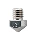 Micro Swiss Plated Wear Resistant Nozzle for LulzBot TAZ 5, TAZ 6, LulzBot Mini, Hexagon Hotend .3mm