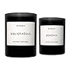 Byredo scented bibliotheque bohemia candles 2 pack 84oz bundle 2 items  urban country home decor