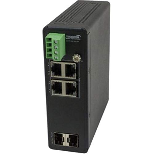 Transition Networks Unmanaged Hardened Gigabit Ethernet PoE+ Switch
